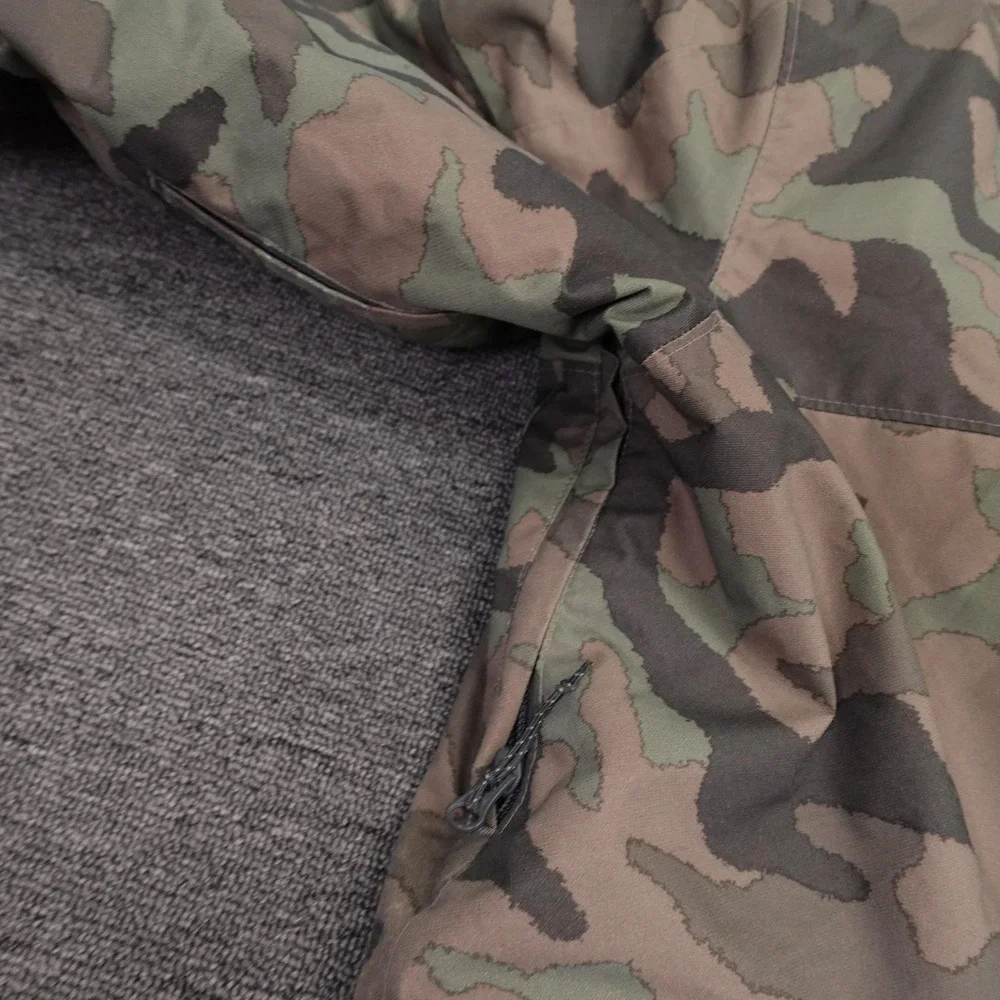 Columbia Jacket Mens Large Green Camo Omni-Tech Interchange 3-in-1 Hooded Ski